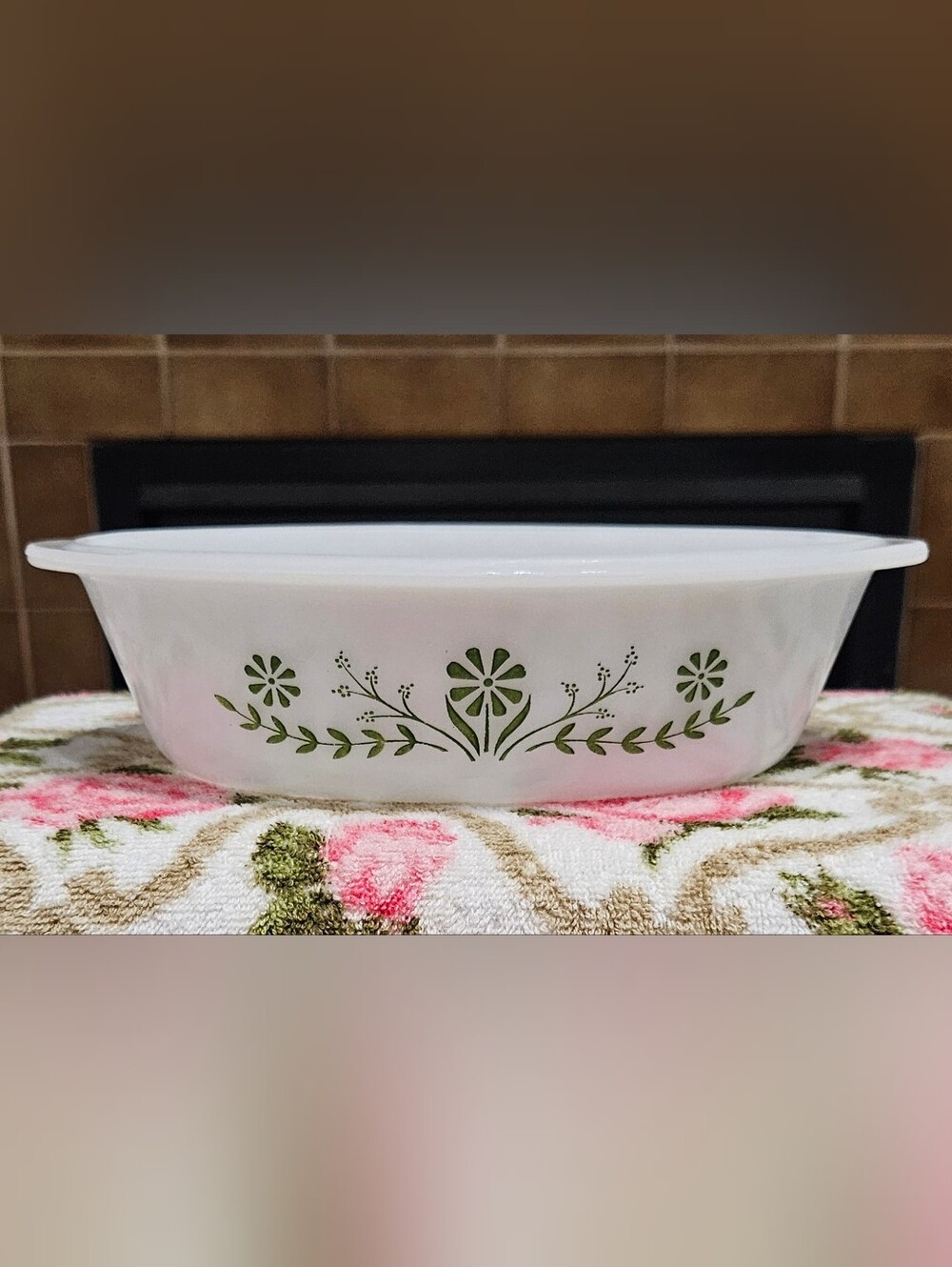 Vintage Glasbake Oval Casserole